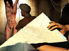 The men left the gags deep in their..