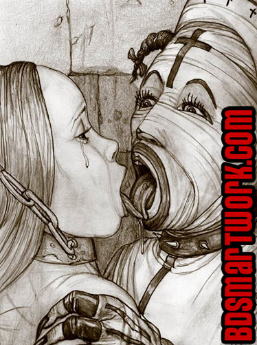 Madame Miko started to kiss her English slave girl deep and hard