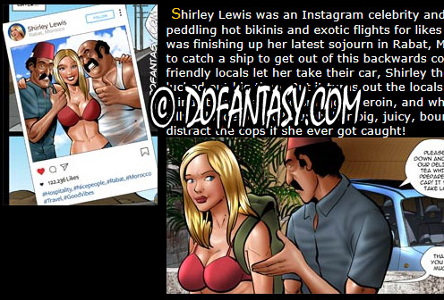A hot, instagram babe finds herself in deep trouble