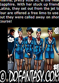 Four gorgeous airline stewardesses get grabbed walking out of the terminal and are sent straight into sadistic, sexual slavery pic 2