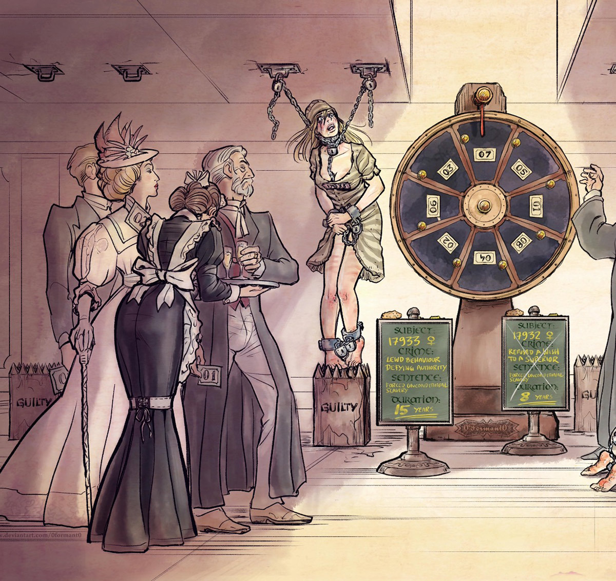 Intricate, sensual showcases of restraints, gags, and BDSM accessories, celebrating the artistry of fetish equipment